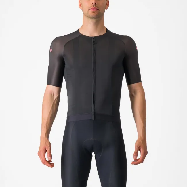 Tricou cu maneca scurta Castelli Aero Race 7.0 Negru L
