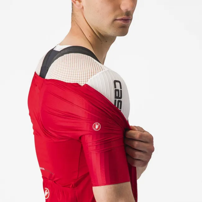 Tricou cu maneca scurta Castelli Aero Race 7.0 Rosu L