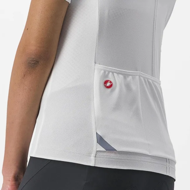Tricou cu maneca scurta Castelli Anima 4 de dama Alb M