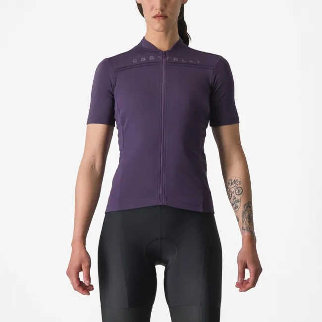 Tricou cu maneca scurta Castelli Anima 4 de dama Mov L