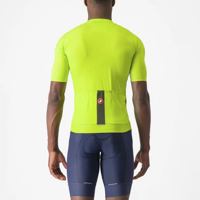Tricou cu maneca scurta Castelli Elements Galben Fluo L