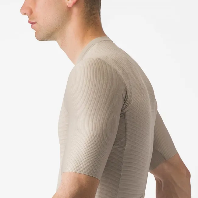 Tricou cu maneca scurta Castelli Espresso Crem M