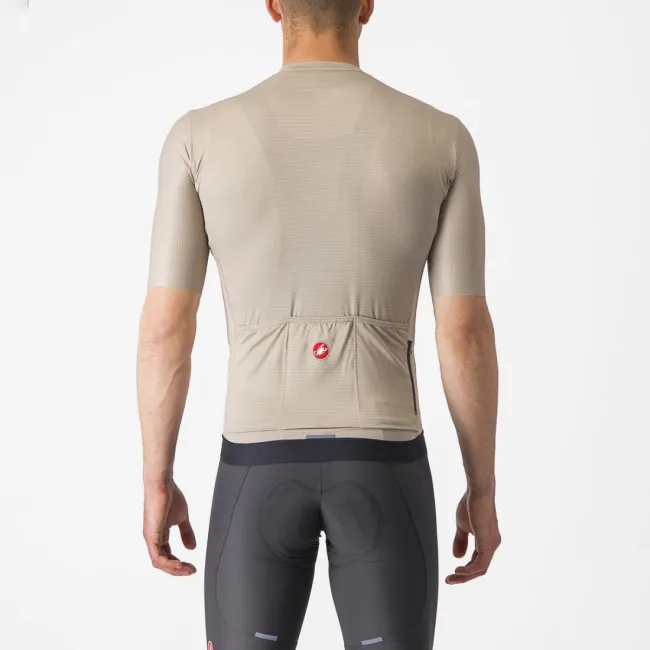 Tricou cu maneca scurta Castelli Espresso Crem XXL