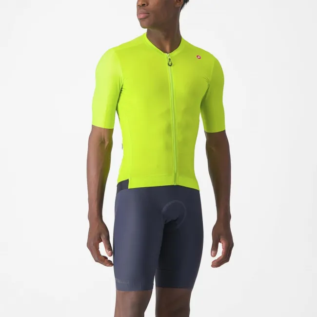 Tricou cu maneca scurta Castelli Espresso Galben Fluo XXL