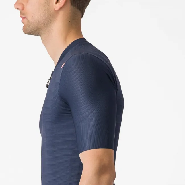 Tricou cu maneca scurta Castelli Espresso Indigo XXL