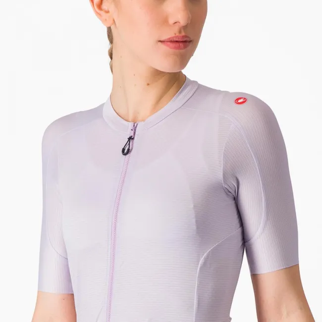 Tricou cu maneca scurta Castelli Espresso W de dama Violet M