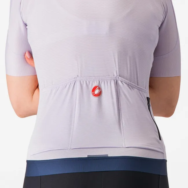 Tricou cu maneca scurta Castelli Espresso W de dama Violet M
