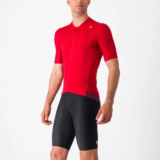Tricou cu maneca scurta Castelli Espresso Rosu XL