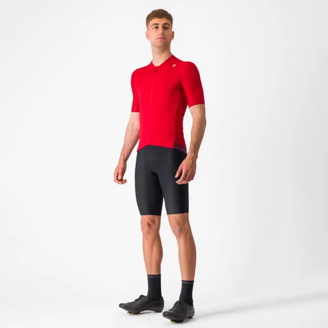 Tricou cu maneca scurta Castelli Espresso Rosu XXL