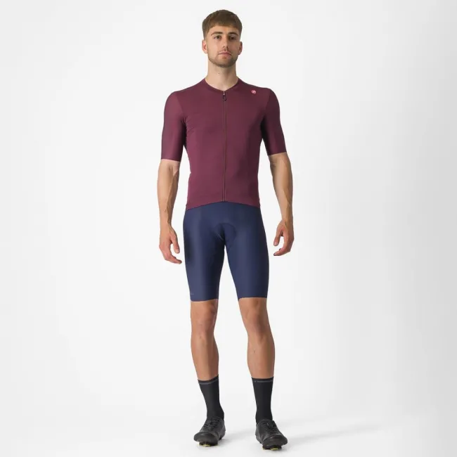 Tricou cu maneca scurta Castelli Espresso Visiniu L