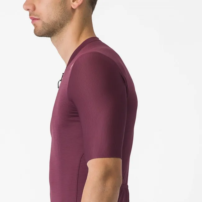 Tricou cu maneca scurta Castelli Espresso Visiniu XXL
