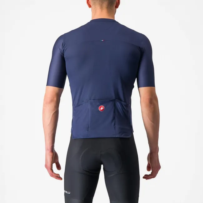 Tricou cu maneca scurta Castelli Prologo 7 Indigo/Albastru/Gri M