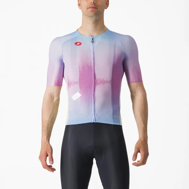 Tricou cu maneca scurta Castelli R-A/D Violet Multicolor S