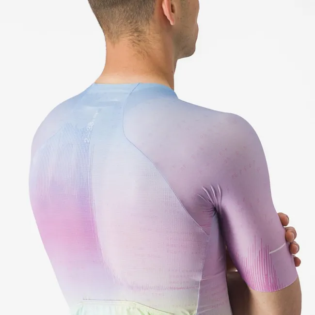 Tricou cu maneca scurta Castelli R-A/D Violet Multicolor XXXL