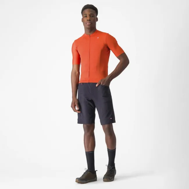Tricou cu maneca scurta Castelli Unlimited Entrata 2 Portocaliu M