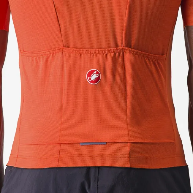 Tricou cu maneca scurta Castelli Unlimited Entrata 2 Portocaliu XXXL