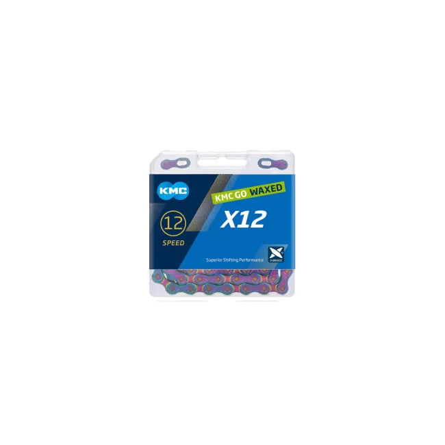 Lant KMC X12 Aurora Blue 12 viteze 126 zale ceruit