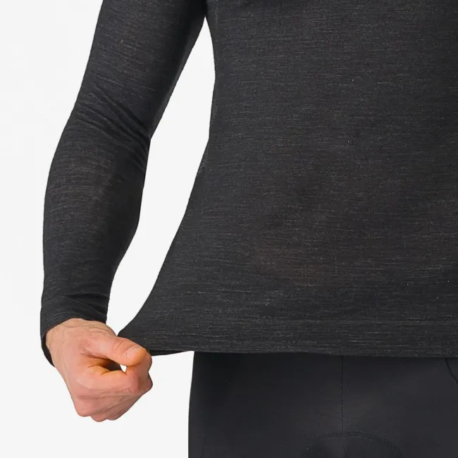 Bluza de corp Castelli Merino Seamless Negru L/XL