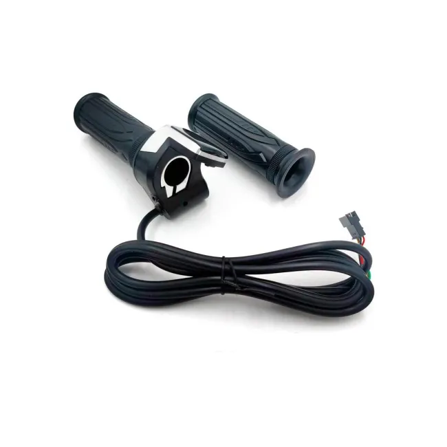 Maneta acceleratie cu buton si display 36V conector SM