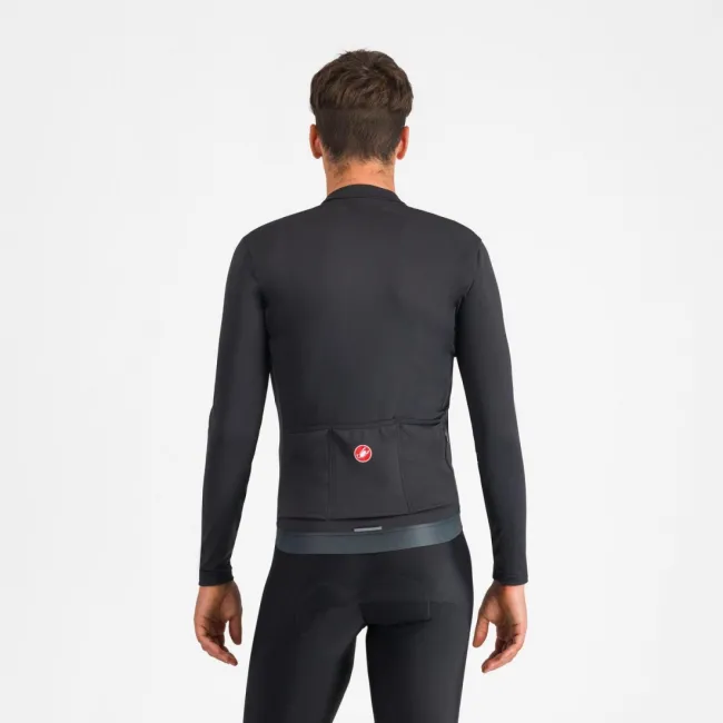 Tricou cu maneca lunga Castelli Espresso Thermal Negru XXL