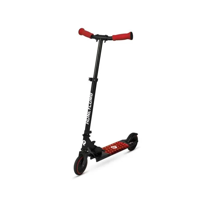 Trotineta LED Qplay Honeycomb Rosu