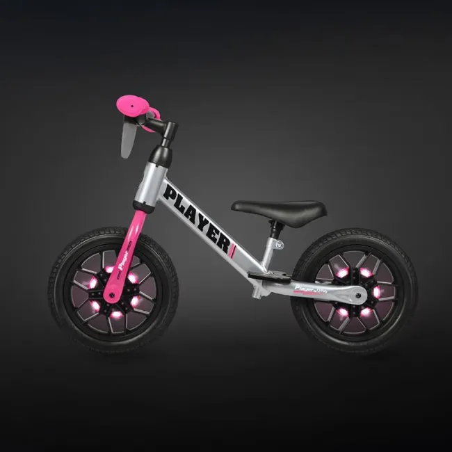 Bicicleta Copii QPlay Player - 12 Inch, Roz