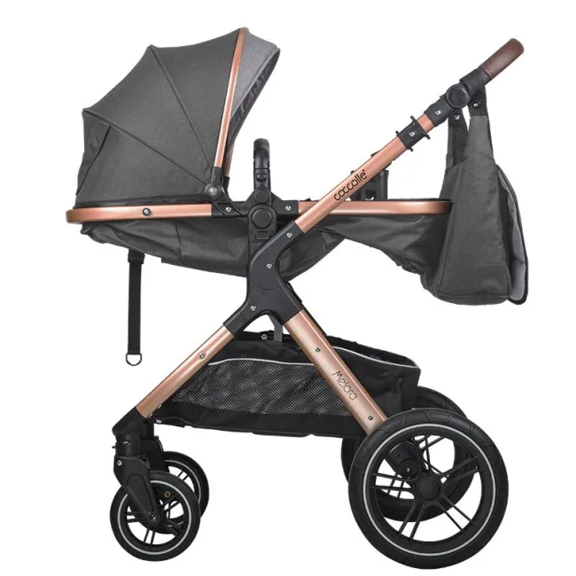 Carucior Bebe Transformabil 3 In 1 C Melora - Negru