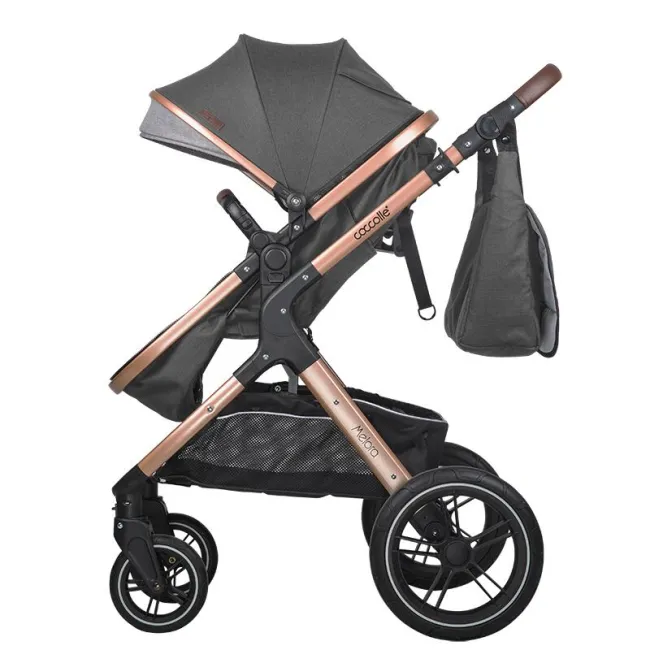 Carucior Bebe Transformabil 3 In 1 C Melora - Negru