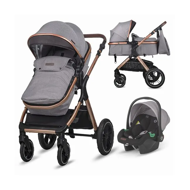 Carucior transformabil 3in1 Coccolle Melora Moonlit grey