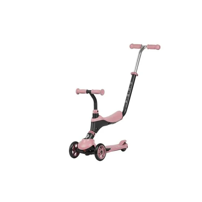 Trotineta Copii Multifunctionala 5In1 Qplay Sema Roz