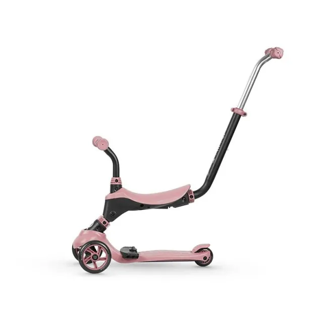 Trotineta Copii Multifunctionala 5In1 Qplay Sema Roz