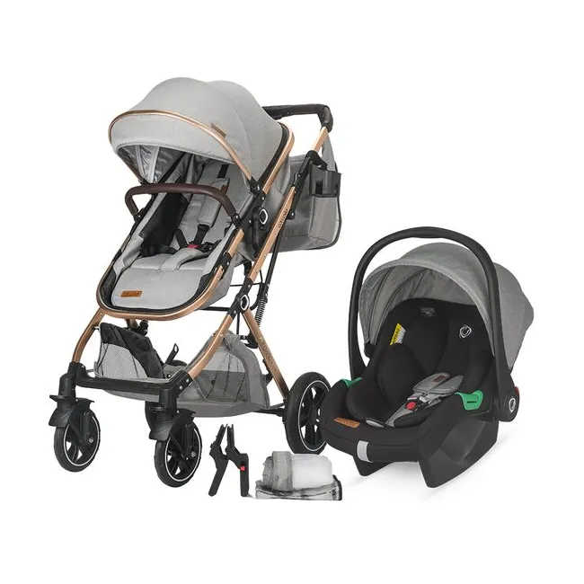Carucior ultracompact 3in1 Coccolle Ravello - Gri