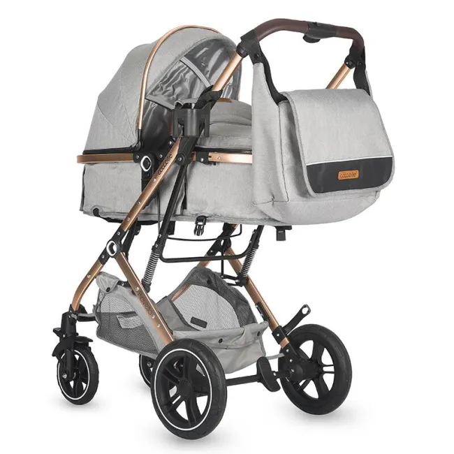 Carucior ultracompact 3in1 Coccolle Ravello - Gri
