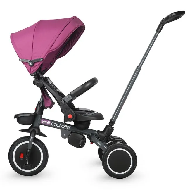 Tricicleta multifunctionala Coccolle Venti Magenta