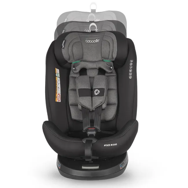 Scaun auto iSize 40-150 cm Coccolle Nova Diamond black