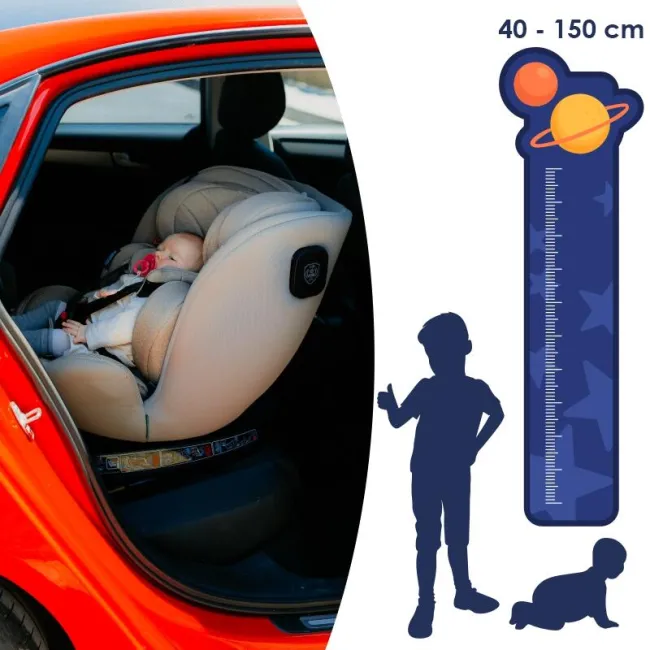 Scaun auto iSize 40-150 cm Coccolle Nova Diamond black