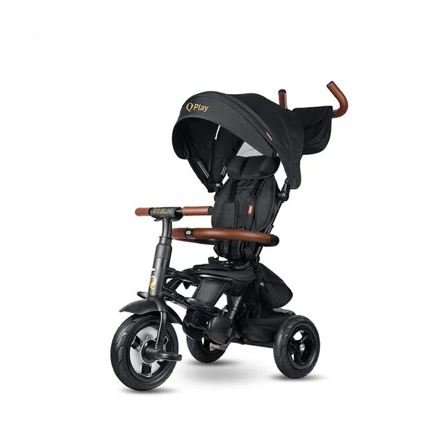 Tricicleta pliabila Qplay Rito Deluxe Negru