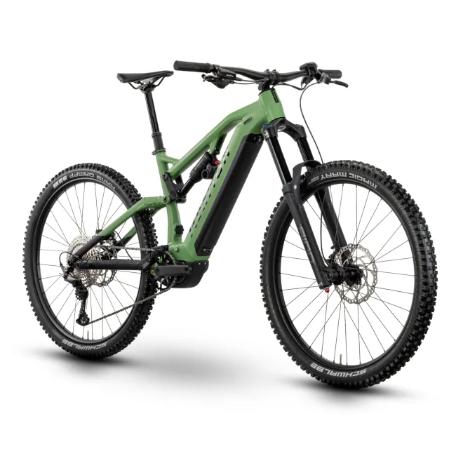 Bicicleta Electrica Raymon Full Suspension Trailray 170 2025 - 29 Inch, S, Verde - Deore