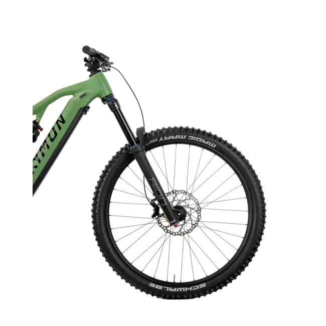 Bicicleta Electrica Raymon Full Suspension Trailray 170 2025 - 29 Inch, S, Verde - Deore