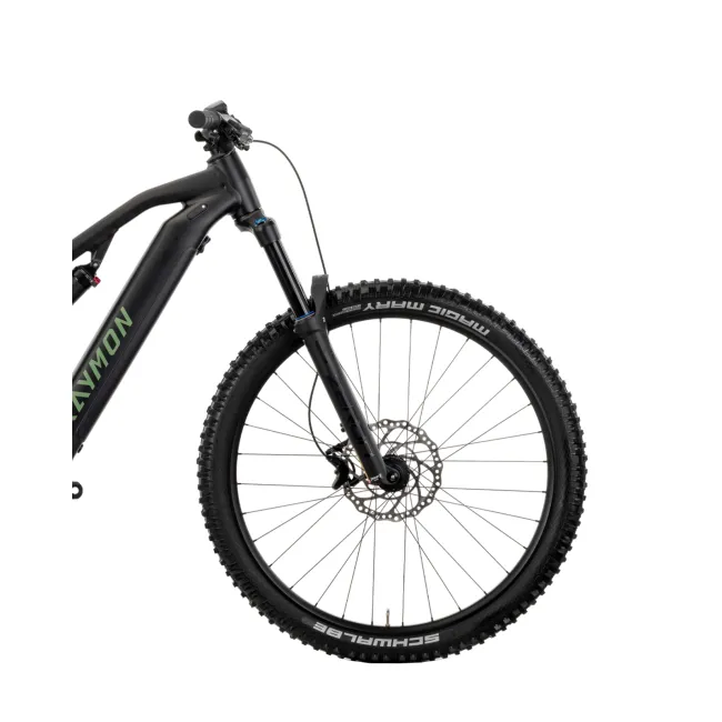 Bicicleta Electrica Raymon Full Suspension Trailray 150 2025 - 29 Inch, S, Negru - Deore
