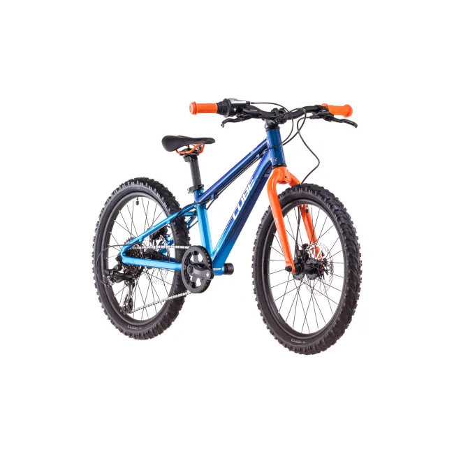 Bicicleta Copii Cube Acid 200 Disc Actionteam 2026 - 20 inch, Albastru-Portocaliu