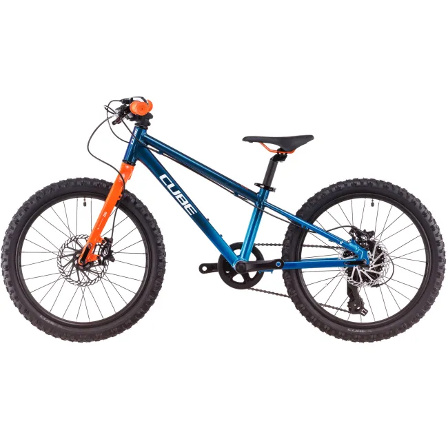 Bicicleta Copii Cube Acid 200 Disc Actionteam 2026 - 20 inch, Albastru-Portocaliu