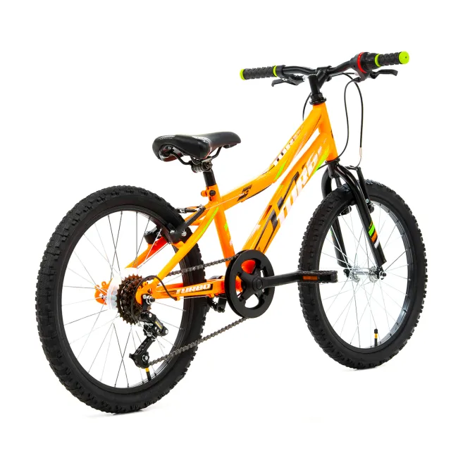 Bicicleta Copii DHS Turbo - 20 Inch, Portocaliu