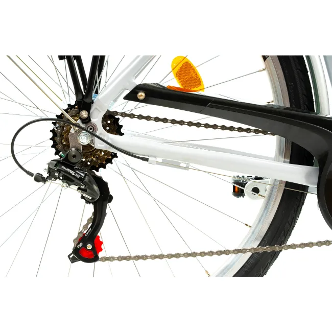 Bicicleta Oras Dhs City 28001 - 28 Inch, L, Argintiu