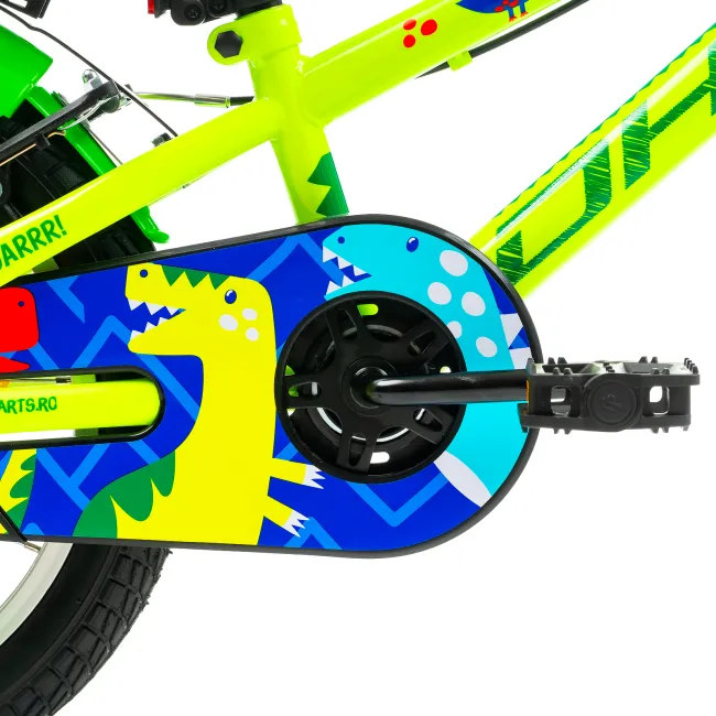 Bicicleta Copii DHS Dino - 16 Inch, Verde