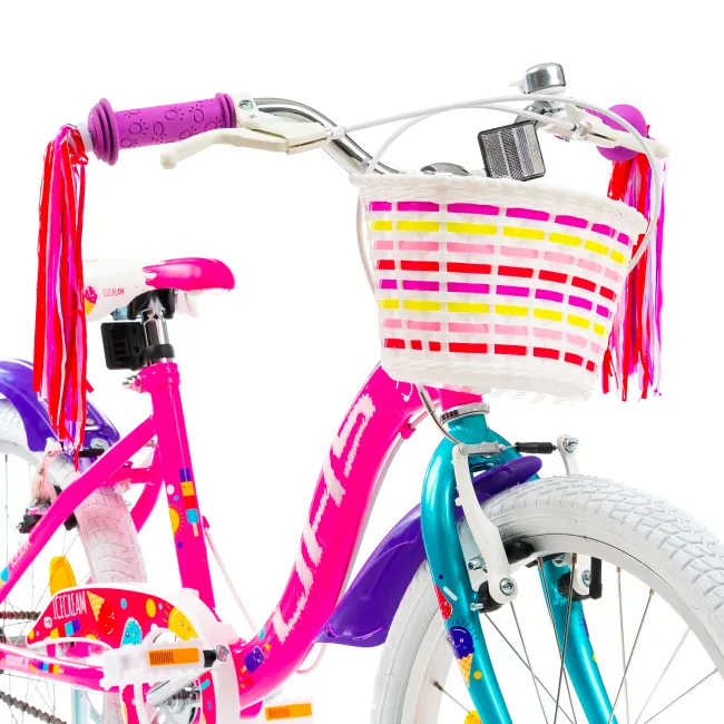 Bicicleta Copii DHS Icecream - 20 Inch, Roz