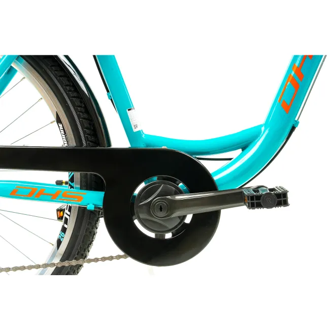 Bicicleta Oras DHS Citadinne 26034 - 26 inch, L, Turcoaz