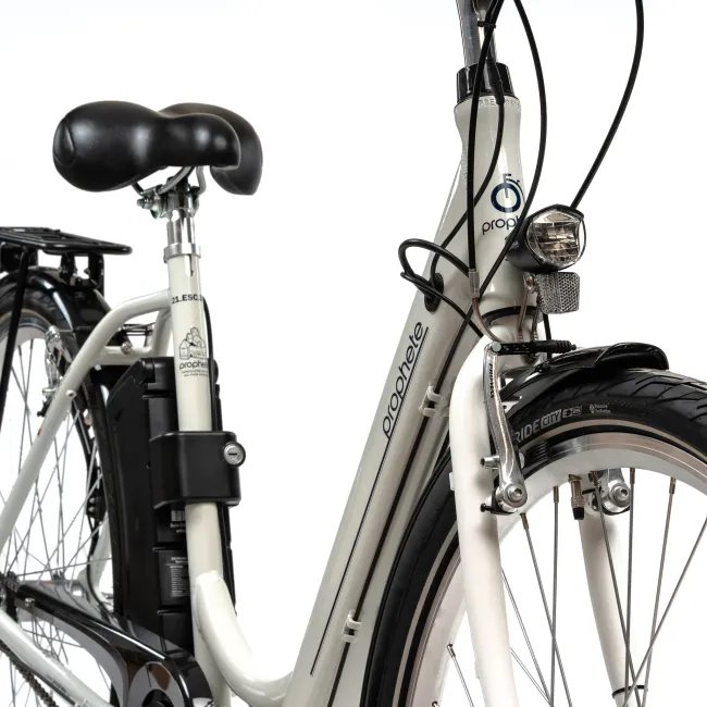 Bicicleta Electrica Prophete 52421 - 28 Inch, M, Alb