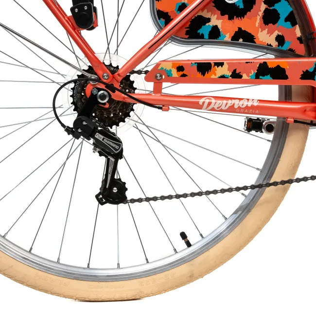Bicicleta Oras Devron Grazia 6S - 28 Inch, L, Portocaliu