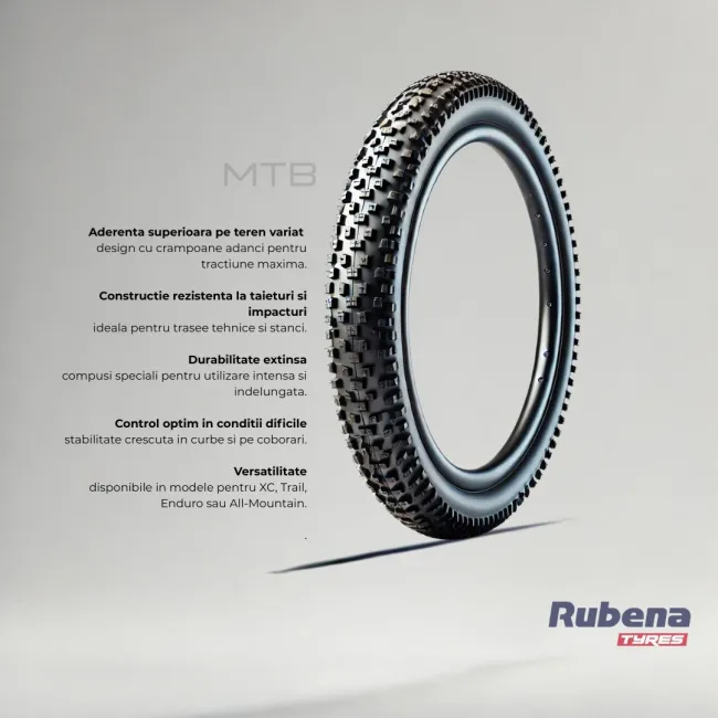 Anvelopa Bicicleta Rubena 26 x 2,10 54-559 V85 OCELOT